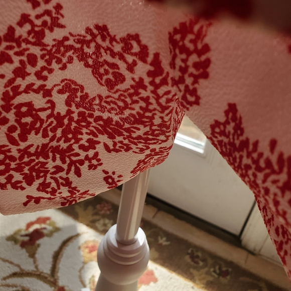 Red and White Romper  Fashion Forward Form fitting Size small #fall - Picture 4 of 5